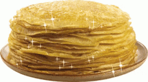 Gif animé Chandeleur crêpes brillantes